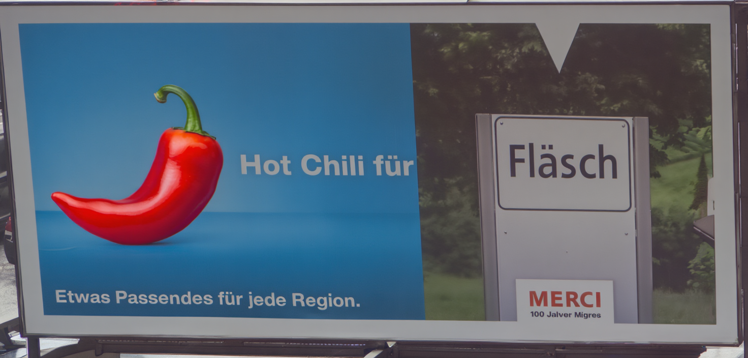Migros Kampagne korrigiert - Hot Chili